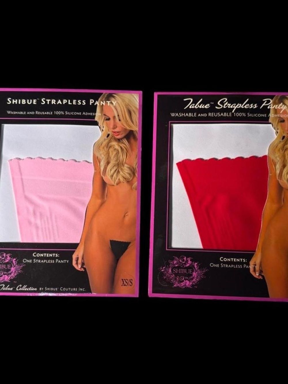 Strapless Panty - Pink and Red